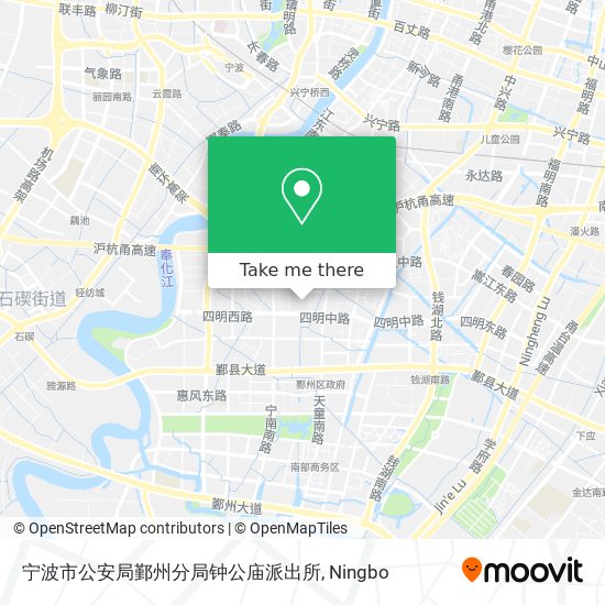 宁波市公安局鄞州分局钟公庙派出所 map