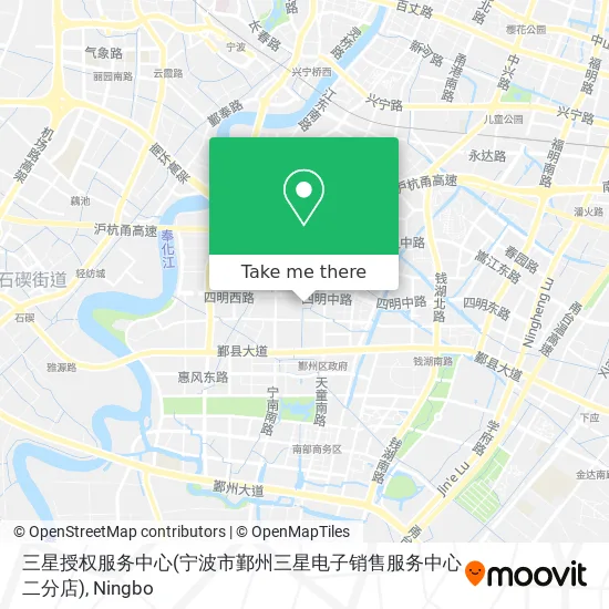 三星授权服务中心(宁波市鄞州三星电子销售服务中心二分店) map