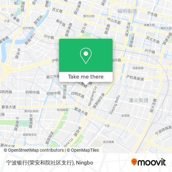 宁波银行(荣安和院社区支行) map