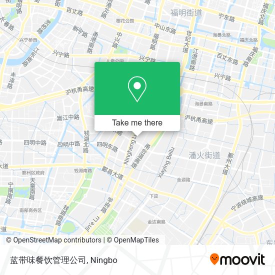 蓝带味餐饮管理公司 map