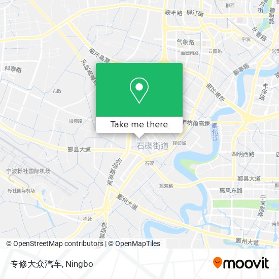专修大众汽车 map