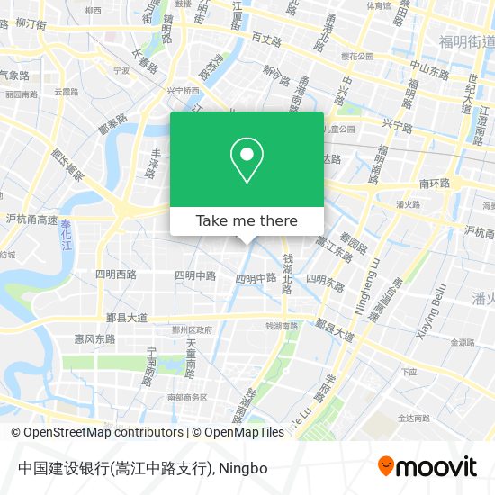 中国建设银行(嵩江中路支行) map