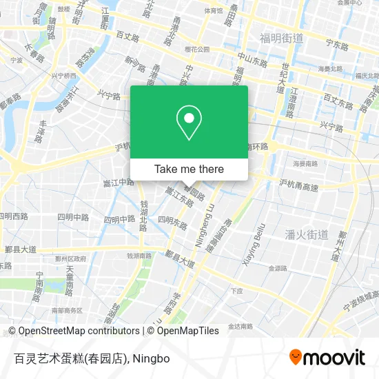 百灵艺术蛋糕(春园店) map