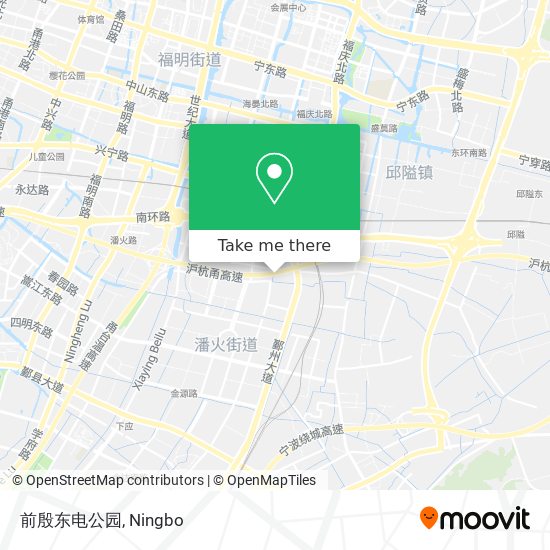 前殷东电公园 map