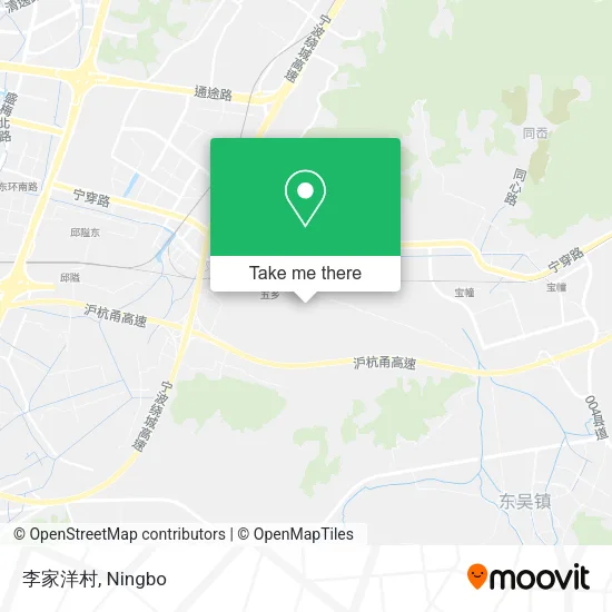 李家洋村 map
