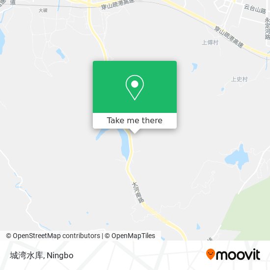 城湾水库 map