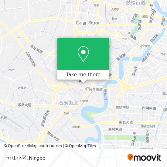 恒江小区 map