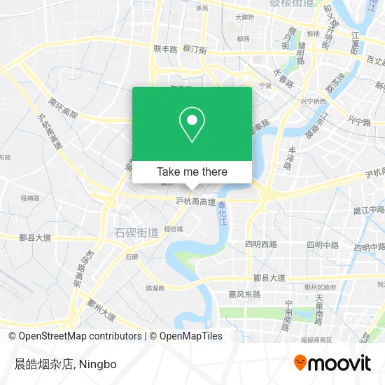 晨皓烟杂店 map