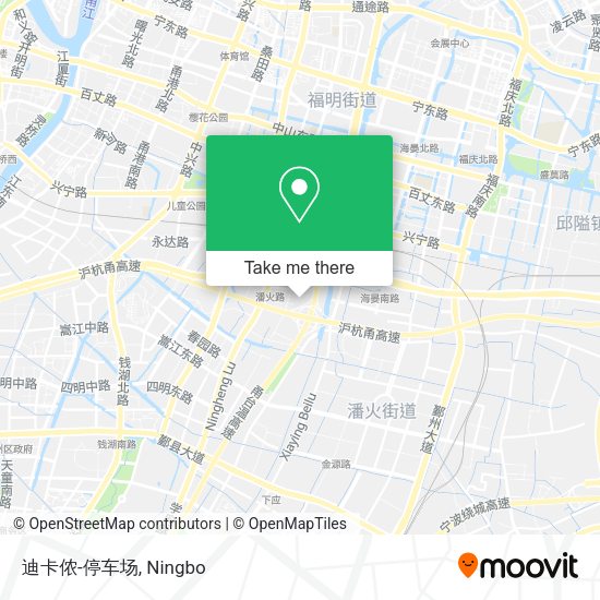 迪卡侬-停车场 map