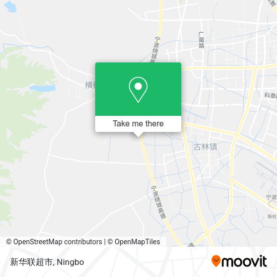 新华联超市 map