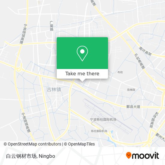 白云钢材市场 map