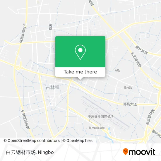 白云钢材市场 map