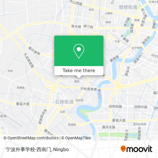 宁波外事学校-西南门 map