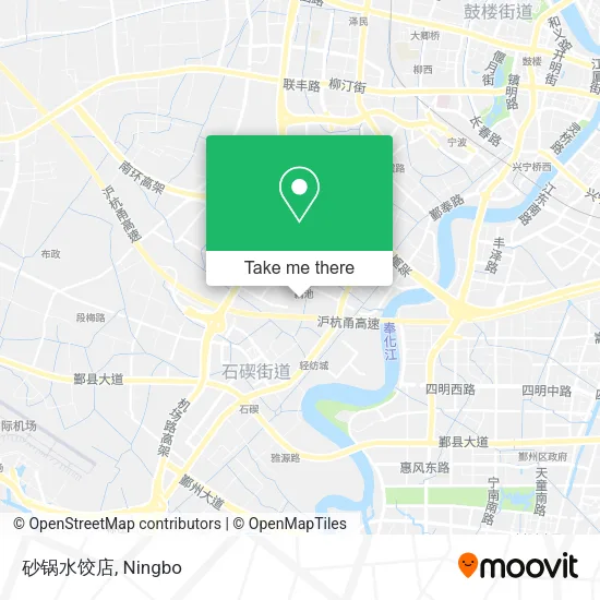 砂锅水饺店 map