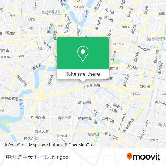 中海·寰宇天下-一期 map