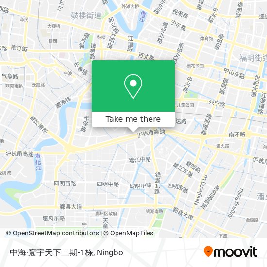 中海·寰宇天下二期-1栋 map