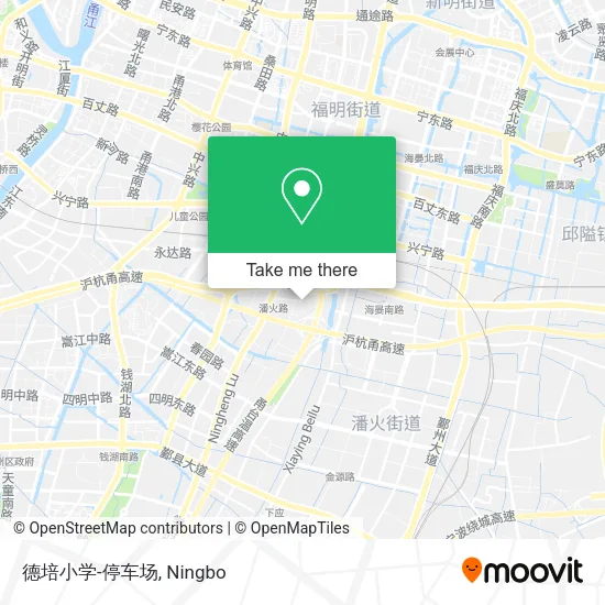 德培小学-停车场 map