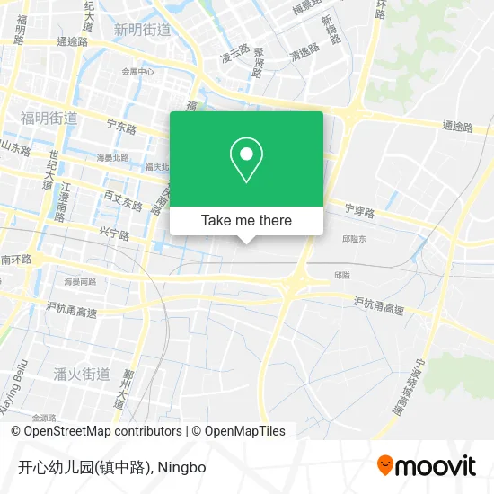 开心幼儿园(镇中路) map