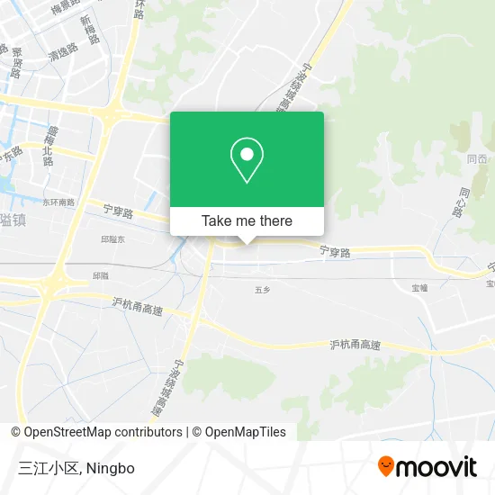 三江小区 map