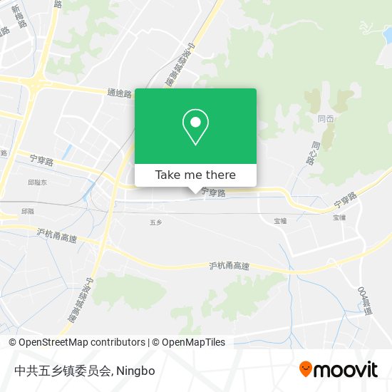 中共五乡镇委员会 map
