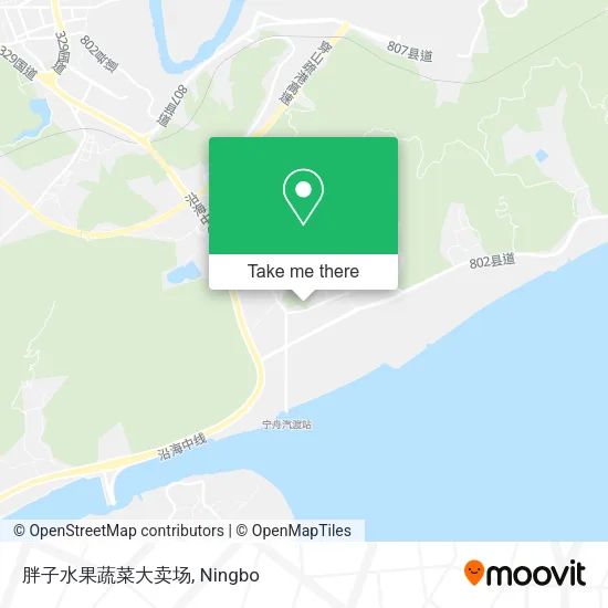 胖子水果蔬菜大卖场 map