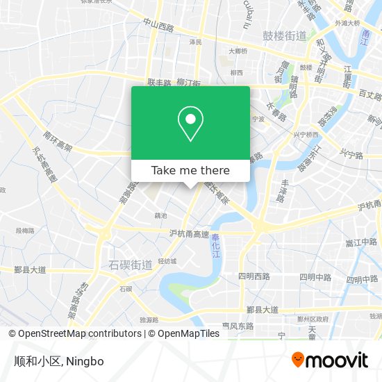 顺和小区 map