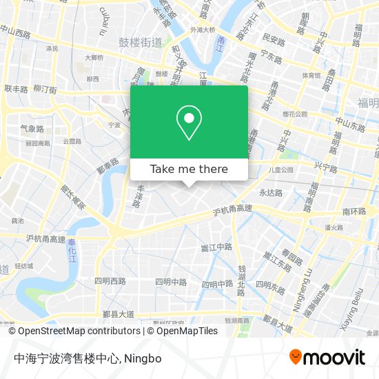 中海宁波湾售楼中心 map