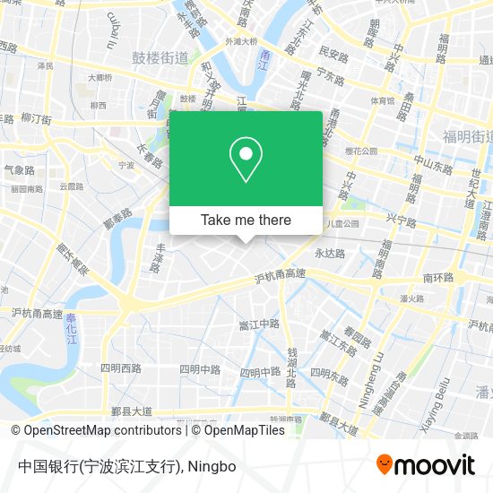 中国银行(宁波滨江支行) map