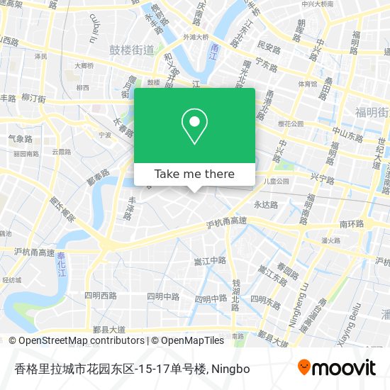 香格里拉城市花园东区-15-17单号楼 map