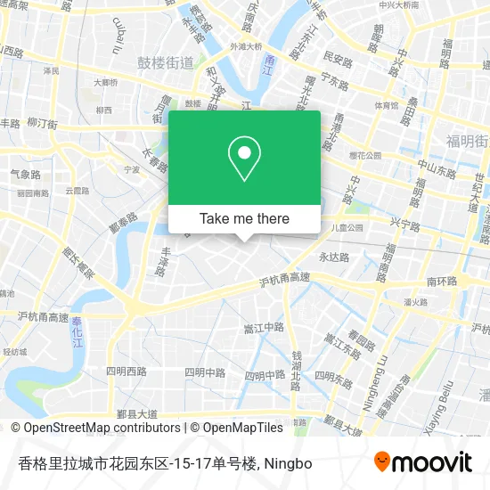 香格里拉城市花园东区-15-17单号楼 map
