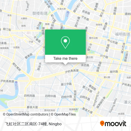 飞虹社区二区南区-74幢 map