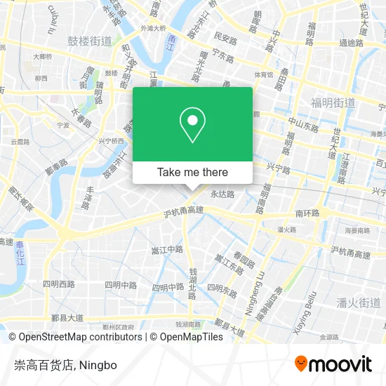 崇高百货店 map