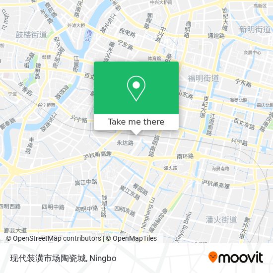 现代装潢市场陶瓷城 map