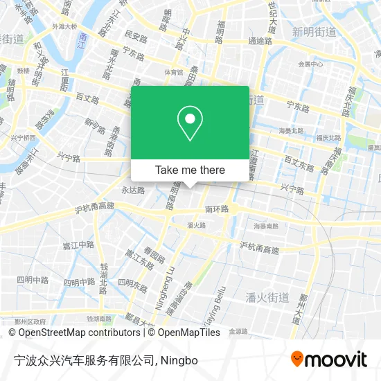 宁波众兴汽车服务有限公司 map
