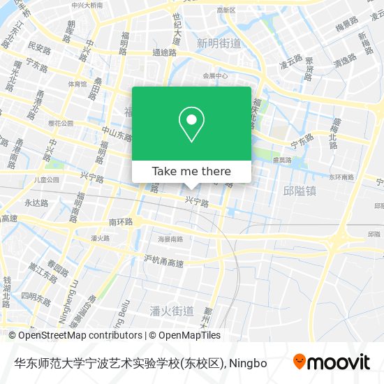 华东师范大学宁波艺术实验学校(东校区) map