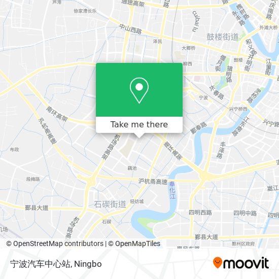 宁波汽车中心站 map