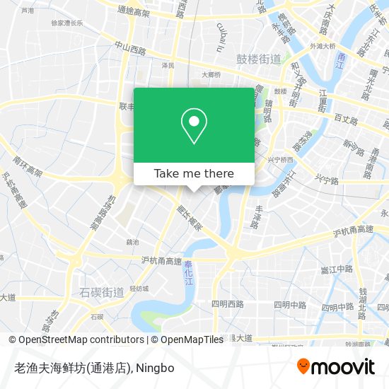 老渔夫海鲜坊(通港店) map