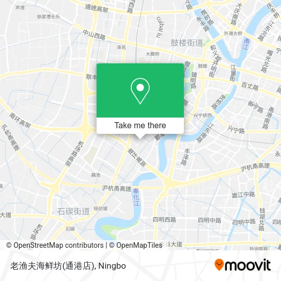 老渔夫海鲜坊(通港店) map