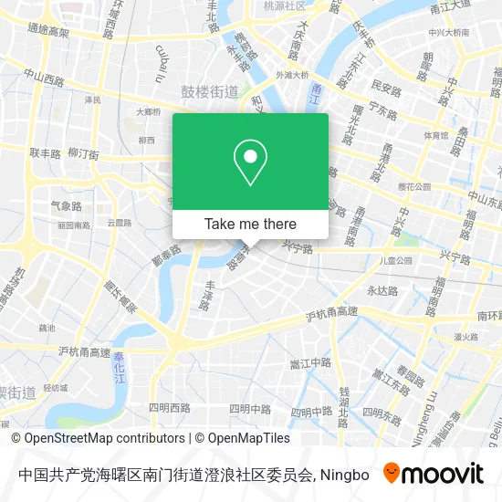 中国共产党海曙区南门街道澄浪社区委员会 map