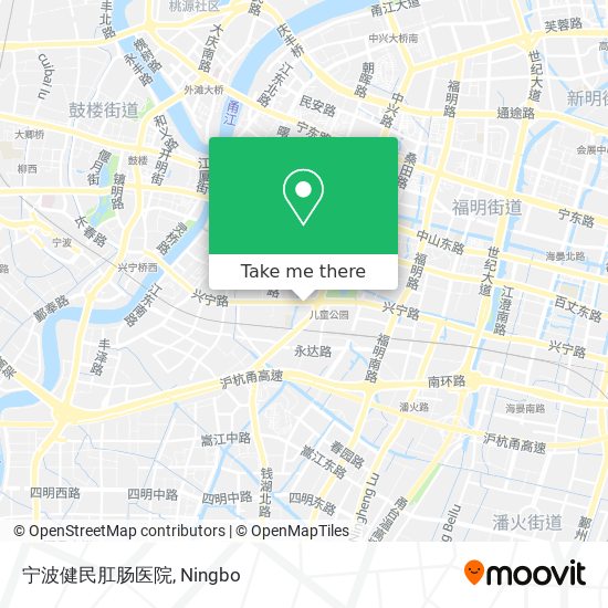 宁波健民肛肠医院 map