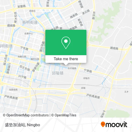 盛垫加油站 map