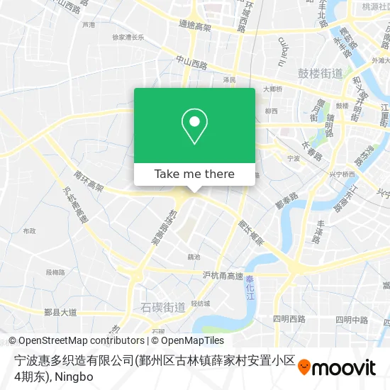 宁波惠多织造有限公司(鄞州区古林镇薛家村安置小区4期东) map