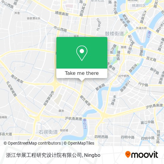 浙江华展工程研究设计院有限公司 map