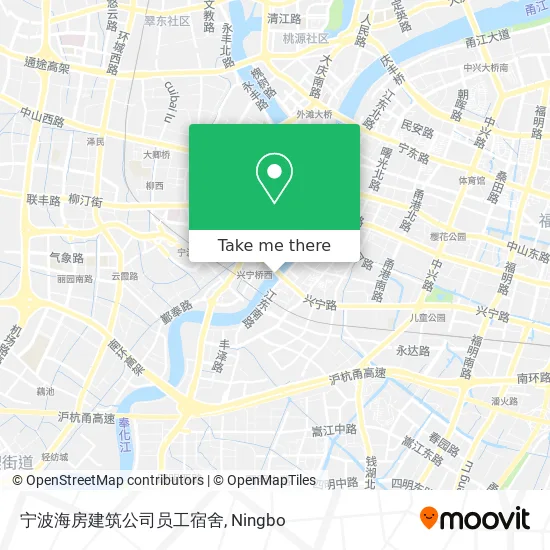 宁波海房建筑公司员工宿舍 map