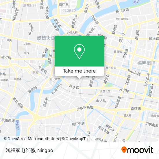 鸿福家电维修 map
