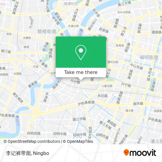 李记裤带面 map