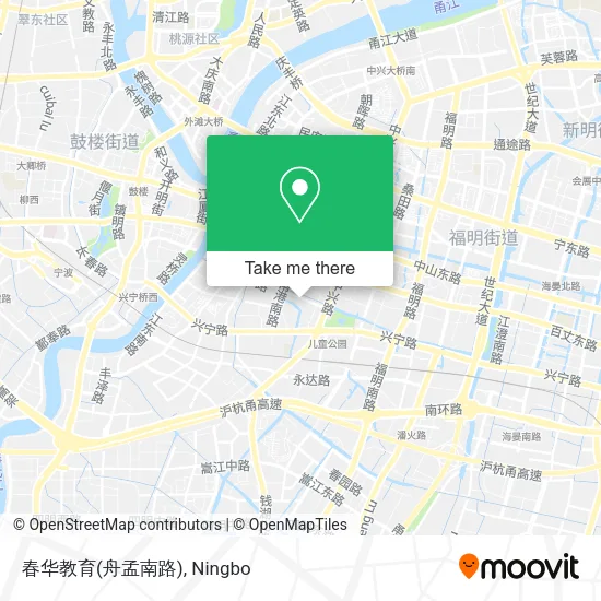 春华教育(舟孟南路) map
