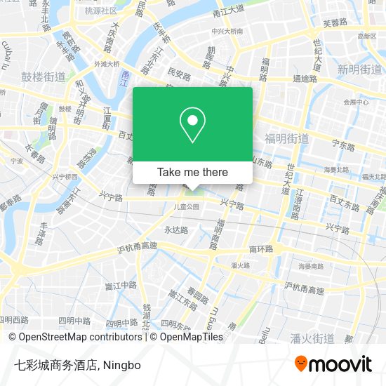 七彩城商务酒店 map