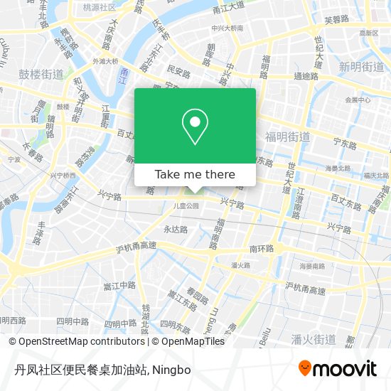 丹凤社区便民餐桌加油站 map