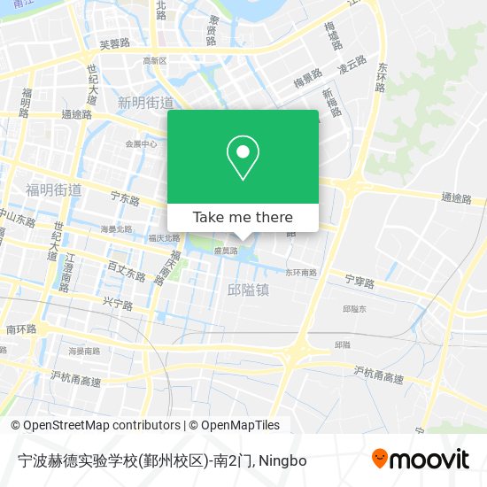 宁波赫德实验学校(鄞州校区)-南2门 map